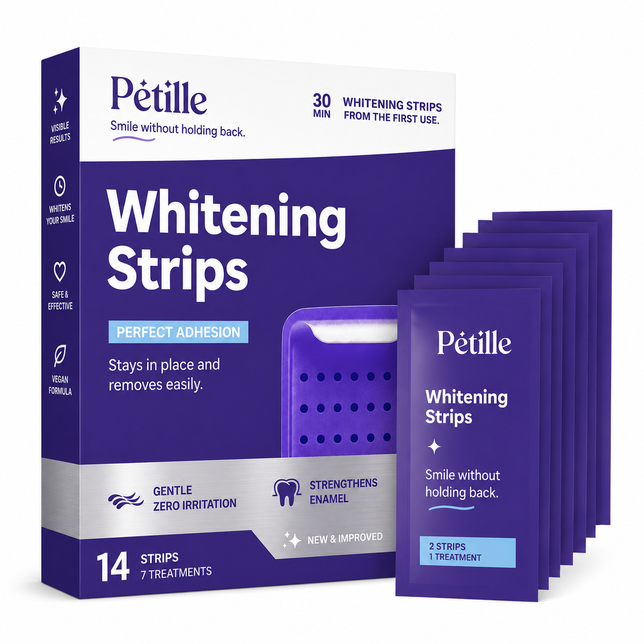 Pétille Strips — Whiter Teeth in 30 Minutes